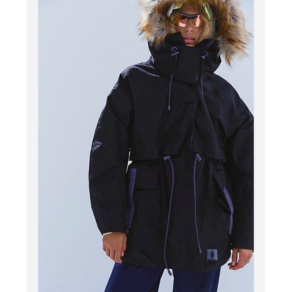 Free People Movement Cloud Cover Systems Outer Shell Parka Jacket  XL NWT